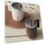 Thumbnail Automatic Stainless Steel Stirring Mug — Beverage Warmers