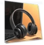 Thumbnail Bluetooth 5.0 Headphone with HD Microphone — Over-Ear Headphones, AWEI