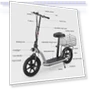 Превью Eco Friendly Fat Tire Electric Scooter — Electric Self-Balancing Scooters, Hiboy