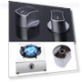 Thumbnail Gas Stove Knob Switch Metal Button Lighter Handle — Knobs