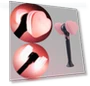 Превью Heart Shaped/Hammer Kpop Lamp Concert Lamp — Black Light