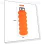 Thumbnail Portable Silicone Water Bottle — Hydration Essentials