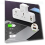 Thumbnail Universal Power Socket with 2 Outlets and 3USB Ports — Power Hubs, LDNIO