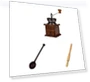 Превью Manual Coffee Mill with Wood Stand Bowl — Hand Coffee Grinders