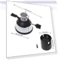 Превью Mini Gas Burner with Ceramic Flame Head — Portable Cooking Solutions
