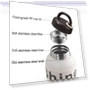 Thumbnail Portable Thermos Coffee Cup with Tea Filter — Travel Drinkware