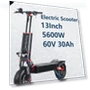 Превью Powerful 13 Inch Fat Tire Electric Scooter — Electric Self-Balancing Scooters, Quickwheel