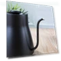 Превью Stainless Steel Coffee Hand Pot with Wooden Handle — Stovetop Moka Pots