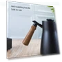 Превью Stainless Steel Coffee Hand Pot with Wooden Handle — Stovetop Moka Pots