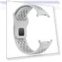 Thumbnail Holes Style Square Buckle Solid Color Silicone Watch Band — Watch Accessories, Samsung