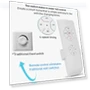 Thumbnail Universal Ceiling Fan Lamp Remote Control Kit — Ceiling Fan Wall Controls