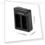 Thumbnail USB Dual Batteries Charger — Chargers, PULUZ