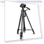 Thumbnail Aluminum Selfie Live Tripod Mount with Three-dimensional Head & Phone Clamp — Tabletop & Travel, PULUZ