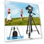 Thumbnail Aluminum Selfie Live Tripod Mount with Three-dimensional Head & Phone Clamp — Tabletop & Travel, PULUZ