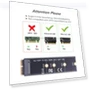 Thumbnail M.2 PCIe NVME SSD Adapter for MacBook — External SSDs