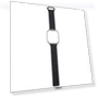 Thumbnail Metal Black Frame Integrated I-shaped Magnetic Silicone Watch Band — Watch Accessories, Redmi