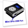Thumbnail MP3 Player with LCD Screen and Metal Clip — Portable Media Players