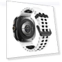 Thumbnail Ocean Two-tone Silicone Strap — Smartwatch Straps, Kalebol