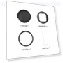 Превью UV Lens Filter Adapter Ring with Lens Cover — Filter Sets, PULUZ