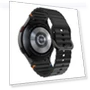 Thumbnail Wave Pattern Stitched Silicone Watch Band — Watch Accessories, Samsung