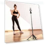 Thumbnail Aluminum Alloy Broadcast Fill Light Bracket Telescopic Tripod — Camera Supports, PULUZ
