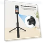 Thumbnail Retractable Invisible Selfie Stick with Tripod — Selfie Sticks, PULUZ
