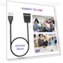 Thumbnail Universal USB Cable with Reset Button — Cables, Fitbit