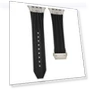 Превью Vertical Texture Titanium Buckle Elastic Silicone Watch Band — Watch Accessories