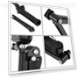 Thumbnail 3-Way Grip Foldable Tripod Selfie-stick Extension Monopod — Steady Shots, PULUZ