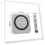 Thumbnail 8-In-1 Magnetic HUB With M.2 NVMe/SATA SSD Enclosure — Enclosures, Blueendless