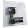 Thumbnail Foldable Telescopic Arm Wall Stand — Projector Mounts
