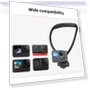 Thumbnail Lazy Neck Bracket Magnetic Quick Release POV View Mount — Chest Camera Mounts, PULUZ