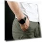 Превью Leather Watch Band with Round Tail Buckle — Watch Straps & Bands, Fitbit