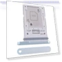 Original SIM + Micro SD Card Tray — Mobile Devices & Accessories, Samsung