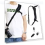 Thumbnail Quick Release Anti-Slip Soft Pad Nylon Breathable Curved Camera Strap — Straps, PULUZ