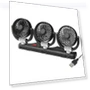 Triple-Head Rotatable Car Fan — Portable Cooling Solutions