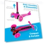 Превью Kids Mini Kick Scooter with Light-Up Wheels — Balance Bikes, Best Choice Products