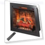 Превью Electric Fireplace Insert with Real Fire Crackling Sound — Tabletop Fireplaces, Innoflame