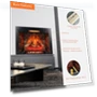 Превью Electric Fireplace Insert with Real Fire Crackling Sound — Tabletop Fireplaces, Innoflame