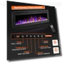 Превью Electric Fireplace Wall Mounted and Recessed with Remote Control — Tabletop Fireplaces, BETELNUT