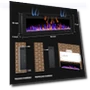 Превью Electric Fireplace Wall Mounted and Recessed with Remote Control — Tabletop Fireplaces, BETELNUT