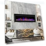 Превью Electric Fireplace Wall Mounted and Recessed with Remote Control — Tabletop Fireplaces, BETELNUT