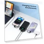 Thumbnail Portable Charger with Built-in Cables and Wall Plug — Charging Solutions, Dongguan Haoxun Electronic Technology Co., Ltd