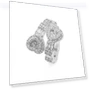 Thumbnail Adjustable Heart Ring with Baguette CZ — Girls' Rings, LuluMel