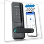 Thumbnail Fingerprint Smart Door Lock and Handle — Smart Home Security, Nyboer