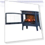 Thumbnail Freestanding Electric Fireplace Stove Heater with 3D Flame Effect — Electric Heating Solutions, Duraflame