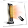 Thumbnail Oscillating Ceramic Tower Space Heater — Home Climate Control, Lasko
