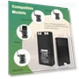 Thumbnail Rechargeable Lithium Battery Pack - 2 Pack — Batteries, ROYEUEU