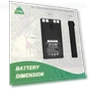 Thumbnail Rechargeable Lithium Battery Pack - 2 Pack — Batteries, ROYEUEU