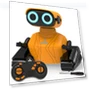 Thumbnail Remote Control Robot Toy with LED Eyes & Flexible Arms — Interactive Figures & Robots, KaeKid